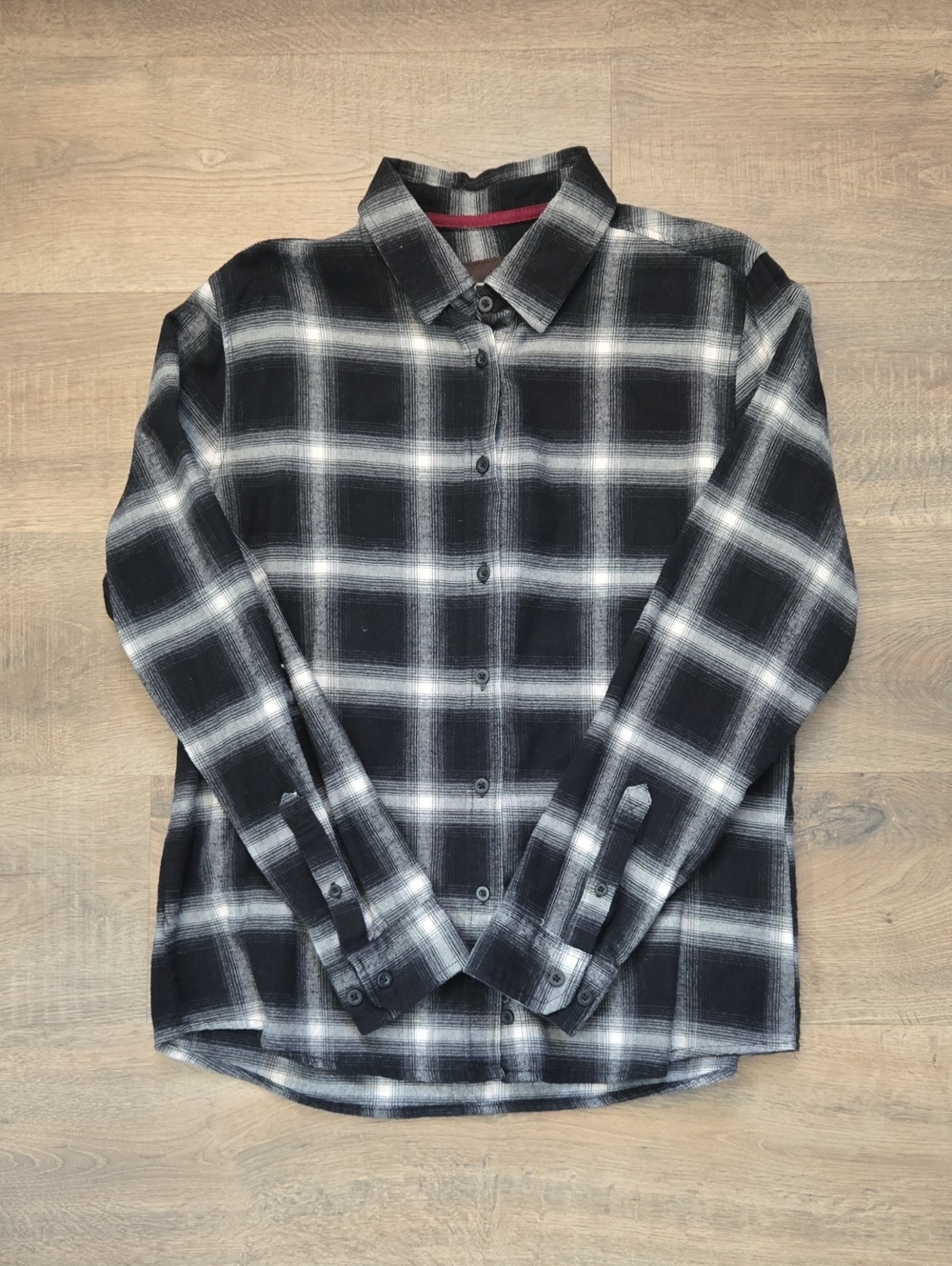 CQR Flannel Black And White Women's Large